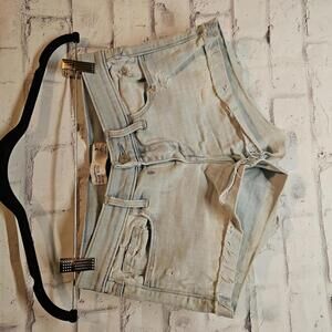 AF Low Rise Light Wash Shorts Size 2